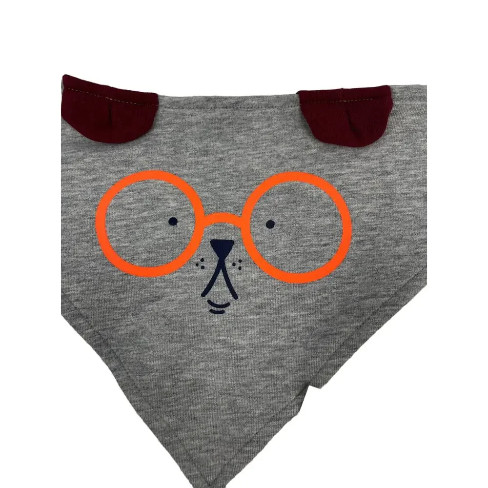 NWT Target Baby Dog Snap Button Bib Size 12 Months